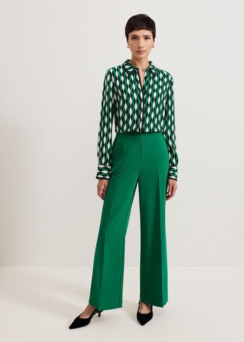 Phase Eight Aubrielle Trousers Green Canada | VLIJRA-719